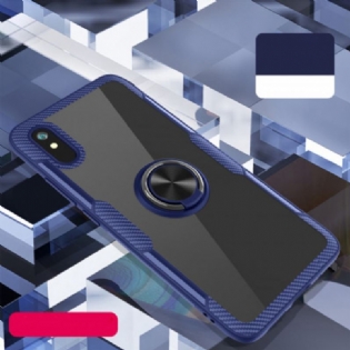 Cover Xiaomi Redmi 9A Carbon Fiber Metal Ring