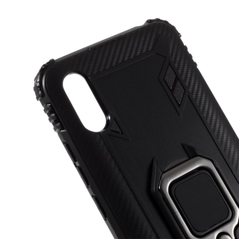 Cover Xiaomi Redmi 9A Carbon Fiber Ring Style