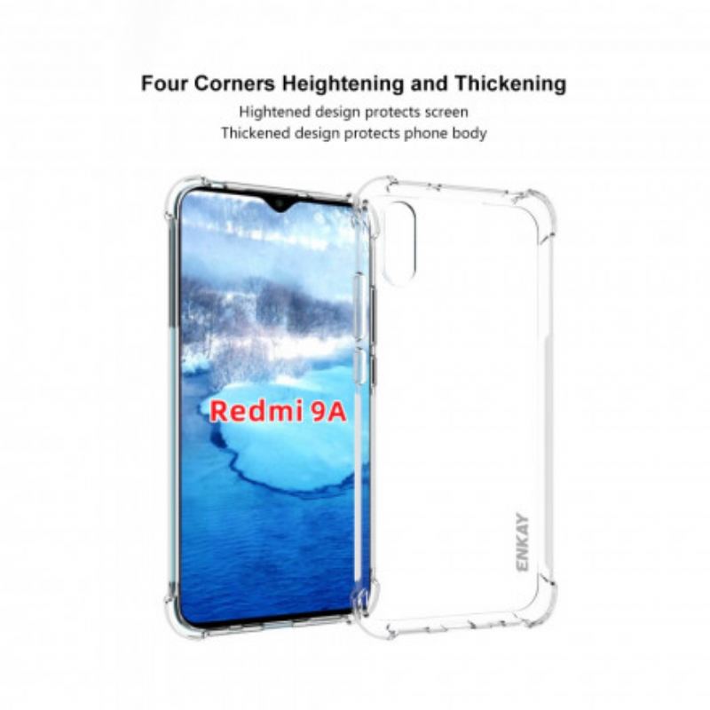 Cover Xiaomi Redmi 9A Combo Og Hærdet Glasskærm Enkay