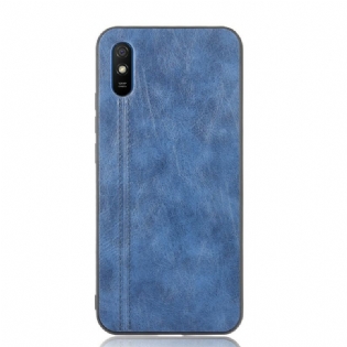 Cover Xiaomi Redmi 9A Couture Lædereffekt