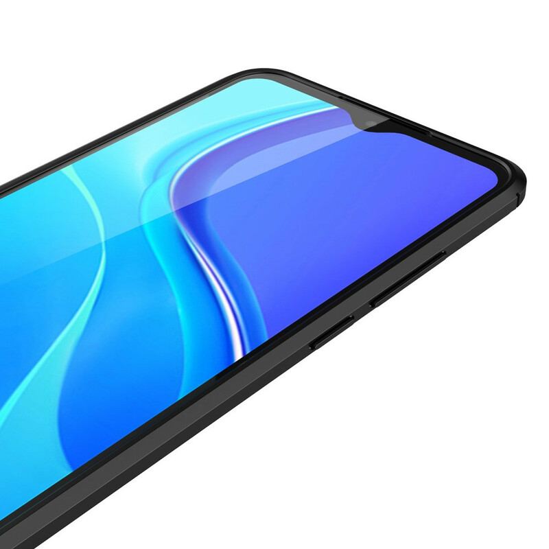 Cover Xiaomi Redmi 9A Dobbelt Linje Litchi Læder Effekt