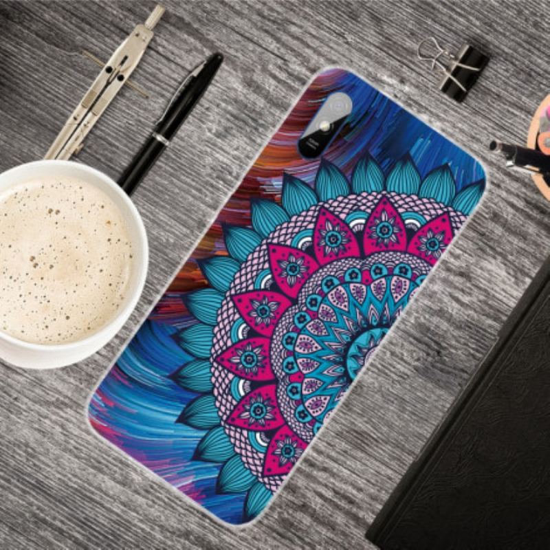 Cover Xiaomi Redmi 9A Farverig Mandala