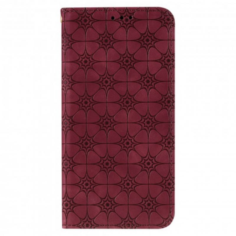 Cover Xiaomi Redmi 9A Flip Cover Barokke Blomster