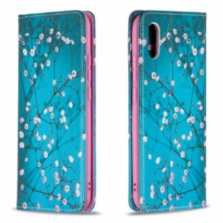 Cover Xiaomi Redmi 9A Flip Cover Blomstrende Grene