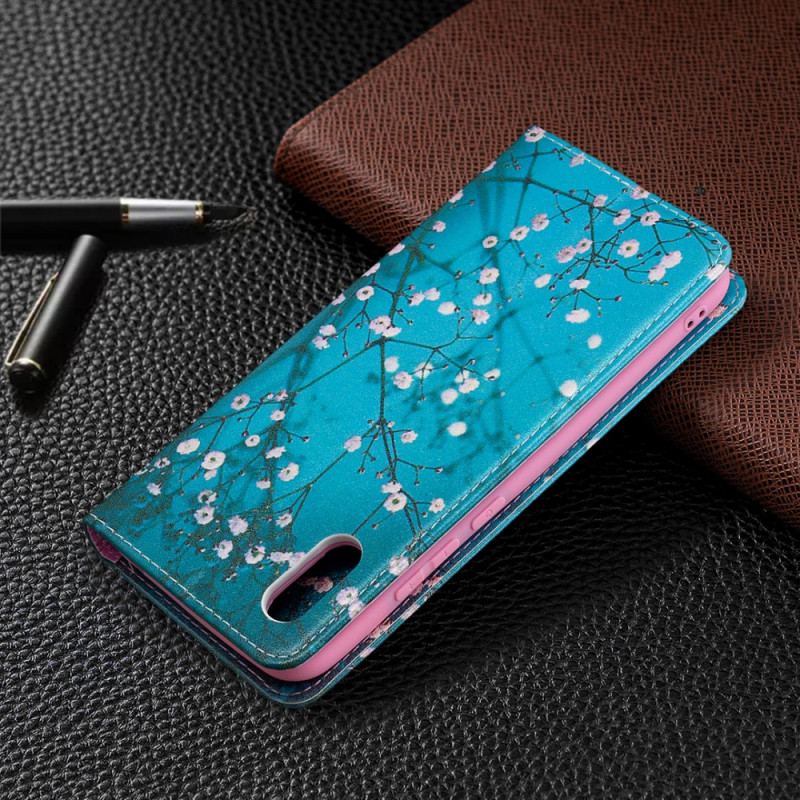 Cover Xiaomi Redmi 9A Flip Cover Blomstrende Grene