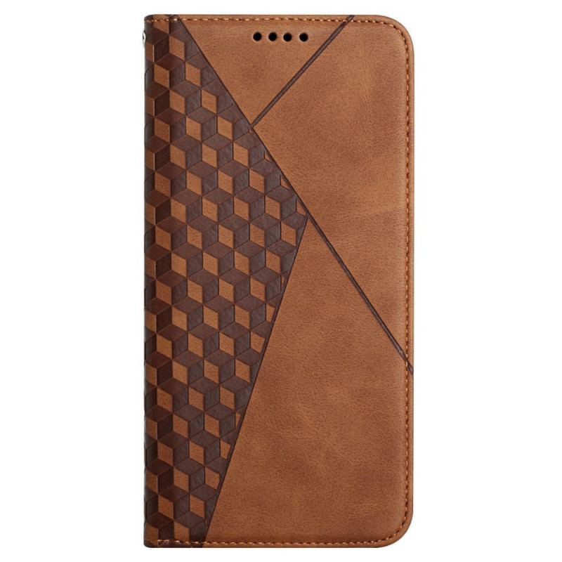 Cover Xiaomi Redmi 9A Flip Cover Geo Lædereffekt