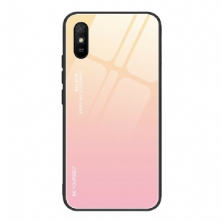 Cover Xiaomi Redmi 9A Hærdet Glas Vær Dig Selv