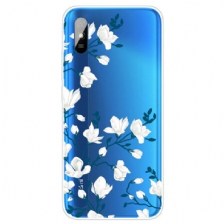 Cover Xiaomi Redmi 9A Hvide Blomster