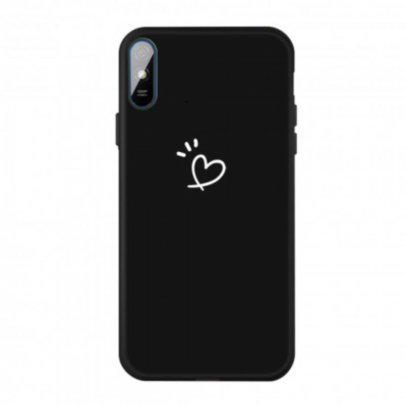 Cover Xiaomi Redmi 9A Silikone Bankende Hjerte