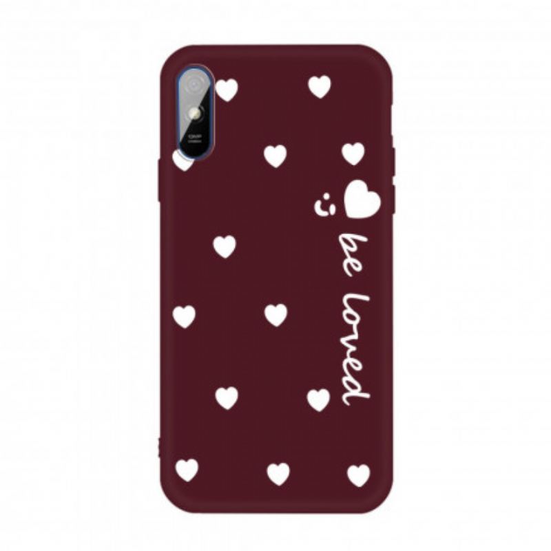 Cover Xiaomi Redmi 9A Silikone Heart Be Loved