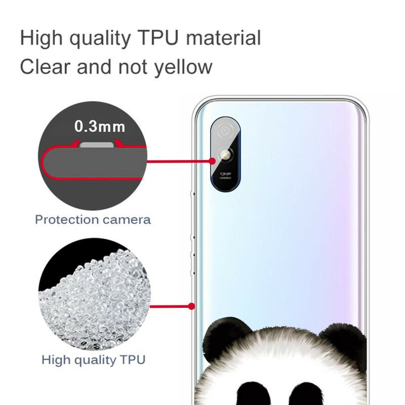 Cover Xiaomi Redmi 9A Sømløs Panda