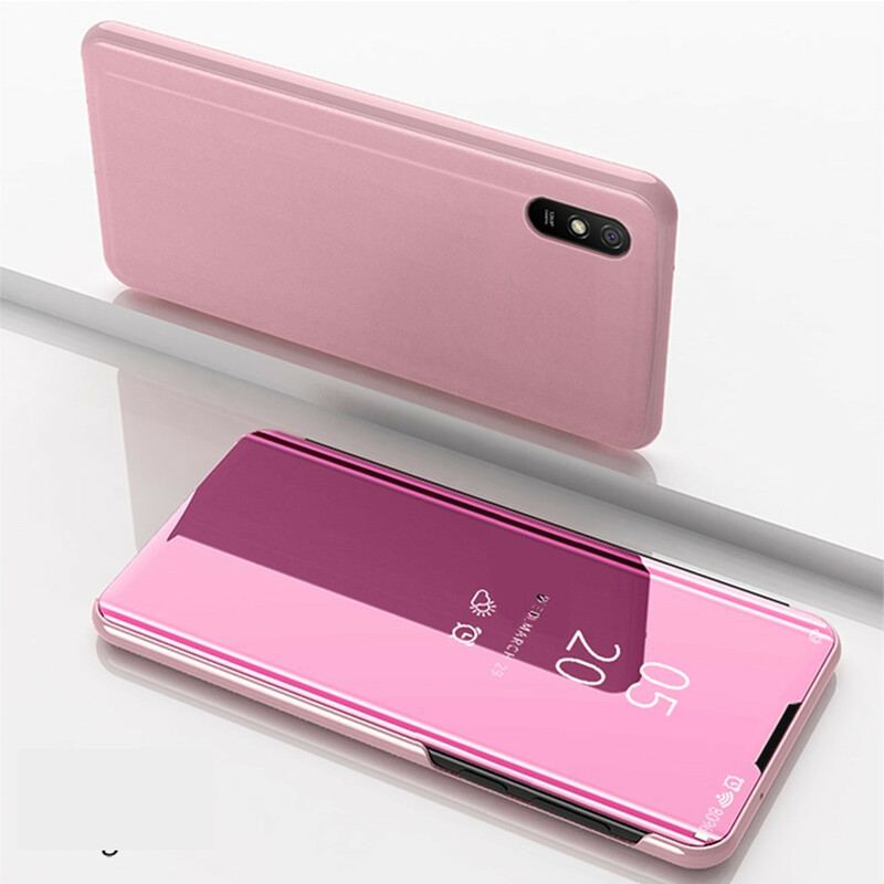 Cover Xiaomi Redmi 9A Spejl Og Kunstlæder