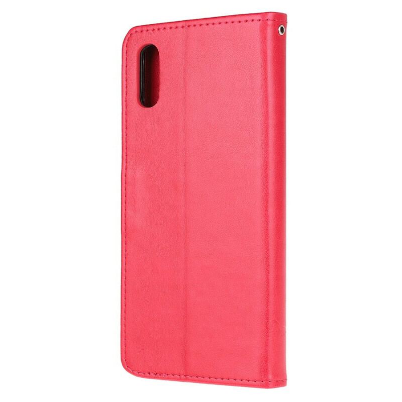 Flip Cover Xiaomi Redmi 9A Asiatiske Sommerfugle Og Blomster