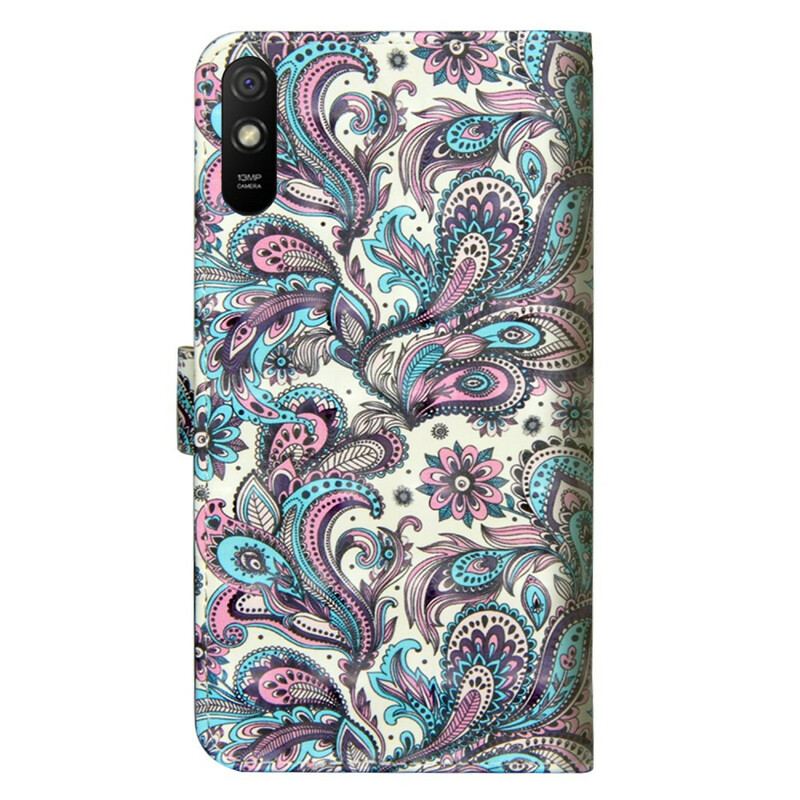 Flip Cover Xiaomi Redmi 9A Blomster Mønstre