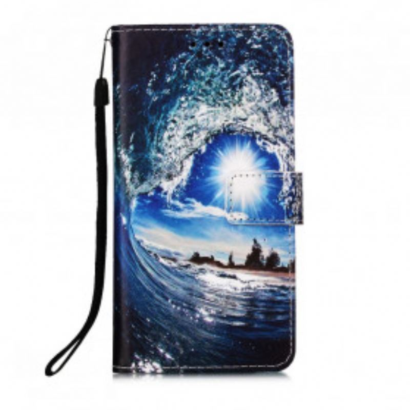 Flip Cover Xiaomi Redmi 9A Med Snor Daydreams Lanyard Landscape