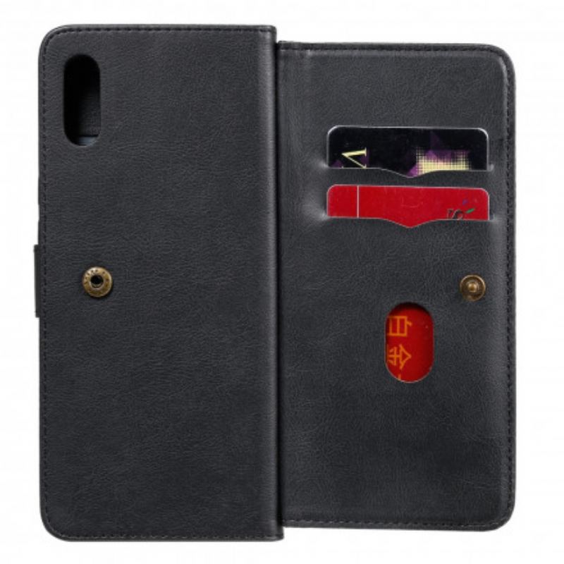 Flip Cover Xiaomi Redmi 9A Multifunktions 10 Kortholder