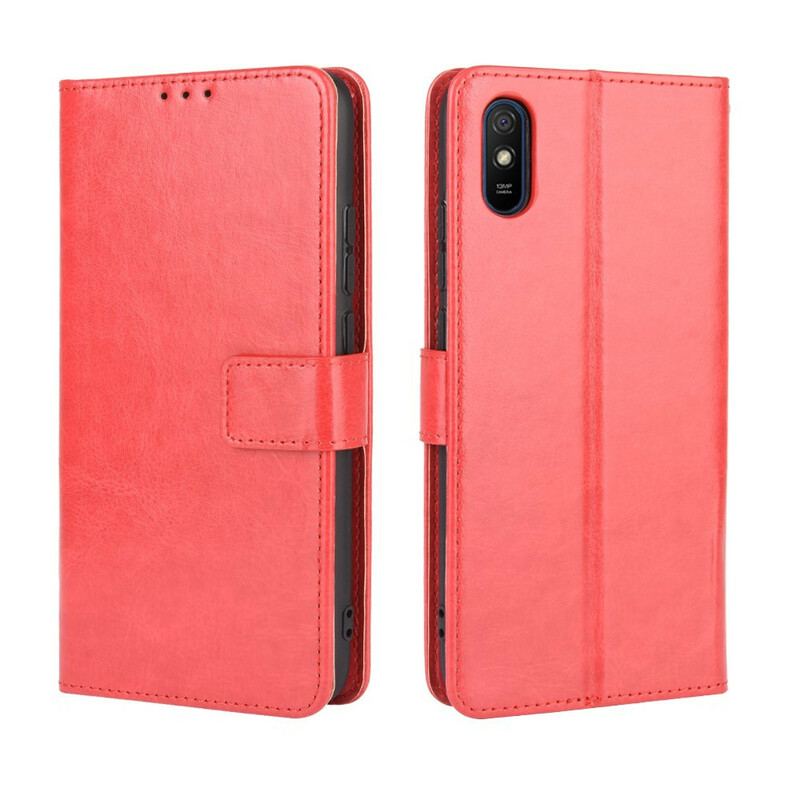 Flip Cover Xiaomi Redmi 9A Prangende Kunstlæder