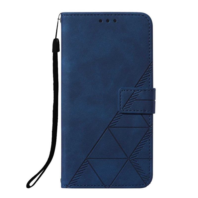 Flip Cover Xiaomi Redmi 9A Pyramide Lædereffekt