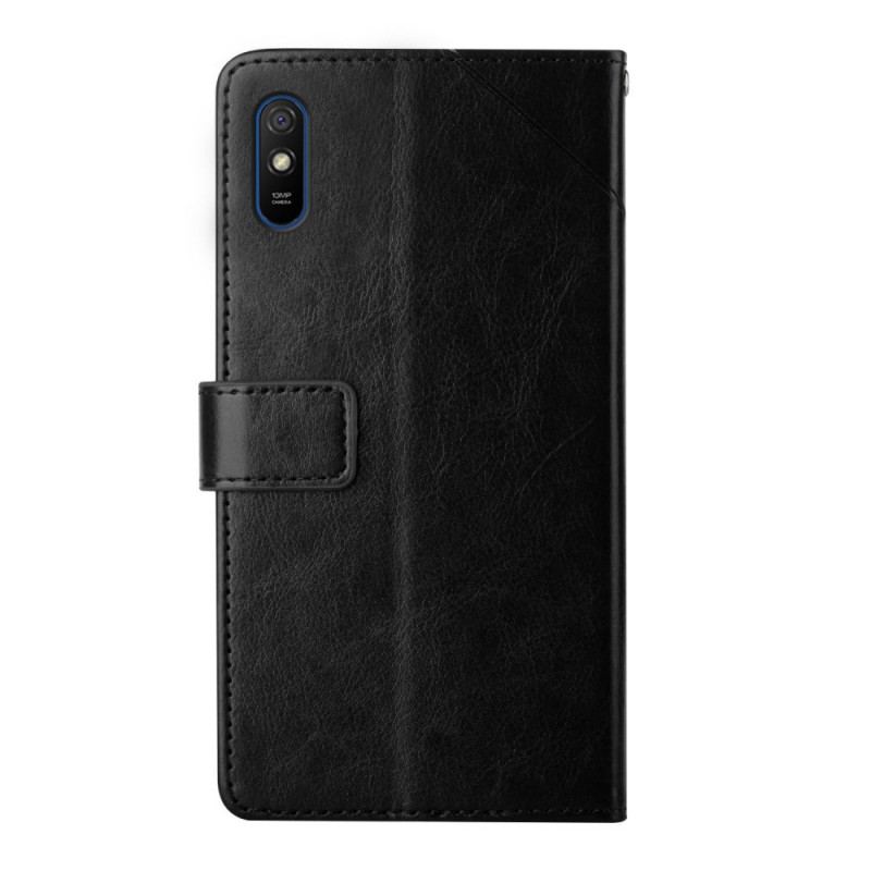 Flip Cover Xiaomi Redmi 9A Stil Læder Geo Y Design