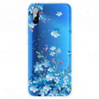 Mobilcover Xiaomi Redmi 9A Buket Blå Blomster