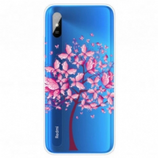 Mobilcover Xiaomi Redmi 9A Pink Træ Top