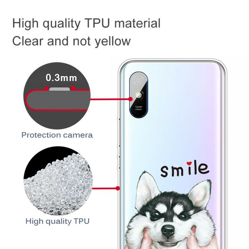 Mobilcover Xiaomi Redmi 9A Smile Hund