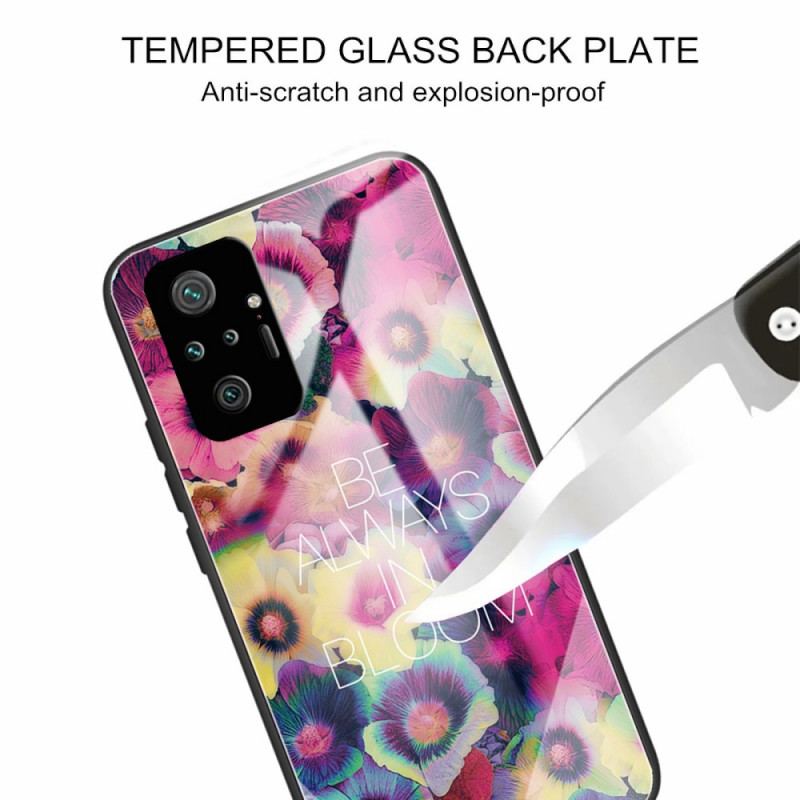 Cover Xiaomi Redmi Note 10 Pro Be Always In Bloom Hærdet Glas