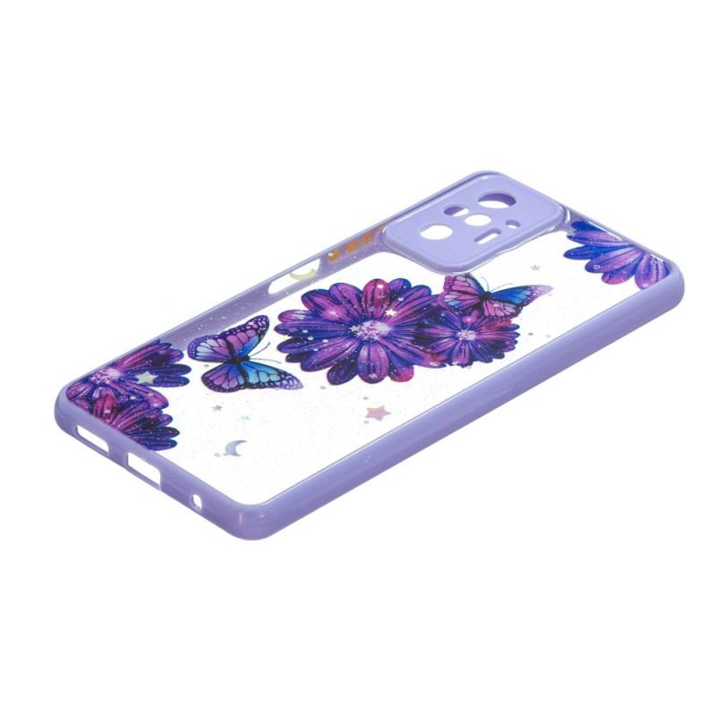 Cover Xiaomi Redmi Note 10 Pro Blomstersommerfuglehybrid