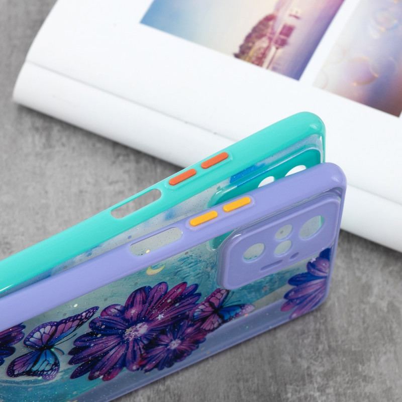 Cover Xiaomi Redmi Note 10 Pro Blomstersommerfuglehybrid