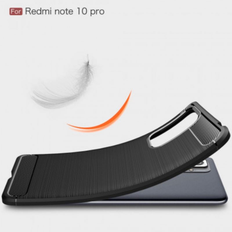 Cover Xiaomi Redmi Note 10 Pro Børstet Kulfiber