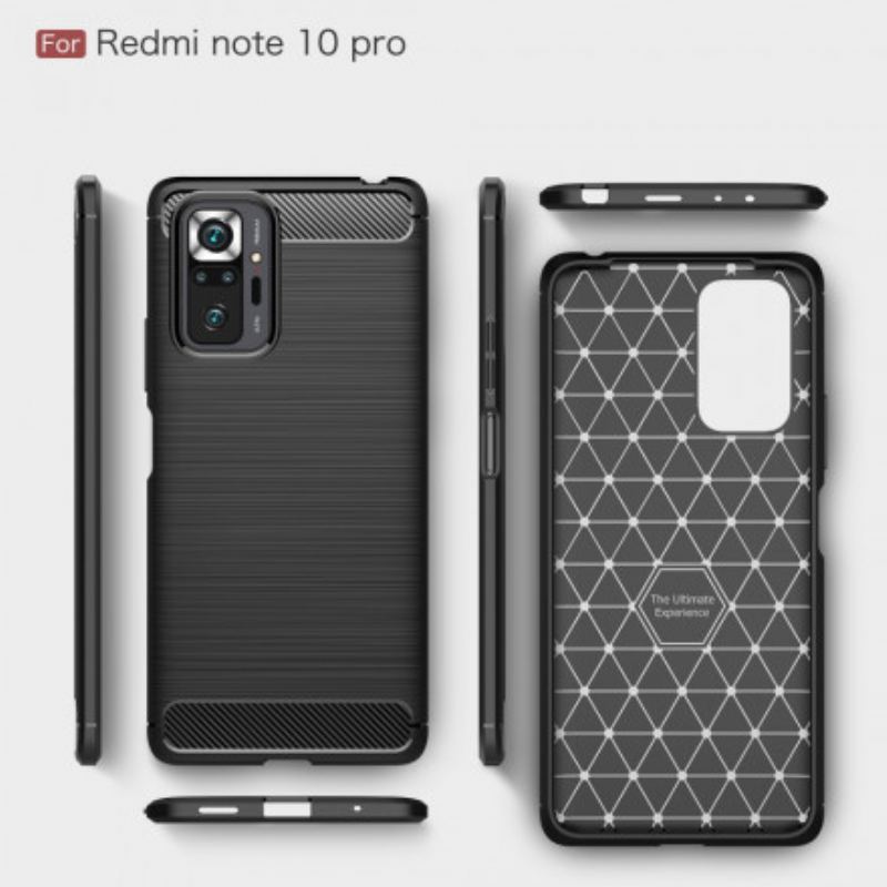 Cover Xiaomi Redmi Note 10 Pro Børstet Kulfiber