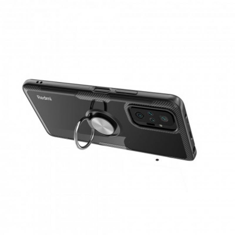 Cover Xiaomi Redmi Note 10 Pro Carbon Fiber Metal Ring