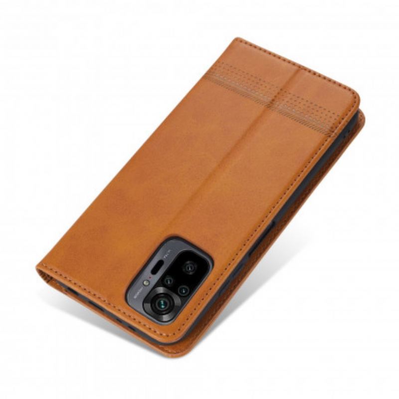 Cover Xiaomi Redmi Note 10 Pro Flip Cover Azns Læderstyling