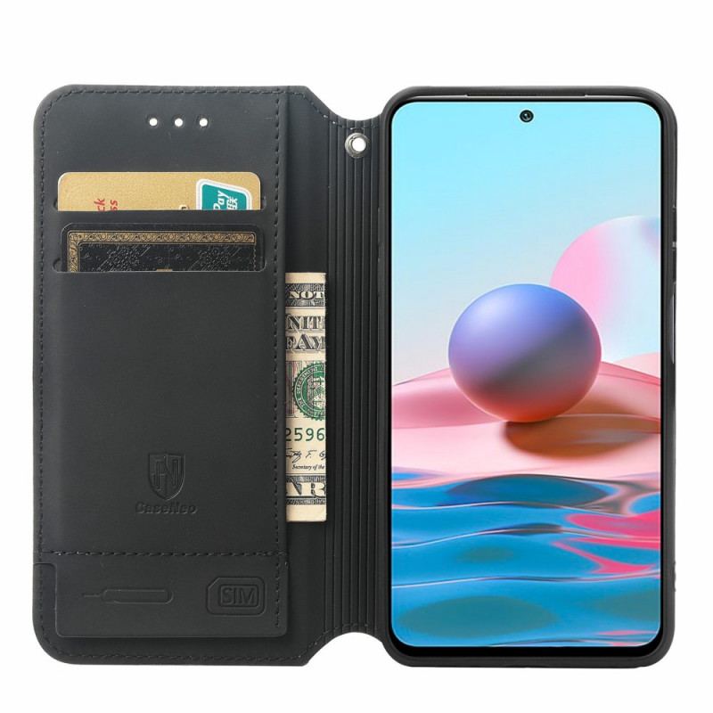 Cover Xiaomi Redmi Note 10 Pro Flip Cover Caseneo Rfid Design