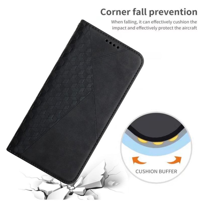 Cover Xiaomi Redmi Note 10 Pro Flip Cover Geo Lædereffekt