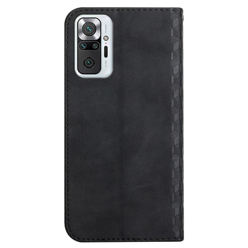 Cover Xiaomi Redmi Note 10 Pro Flip Cover Geo Lædereffekt