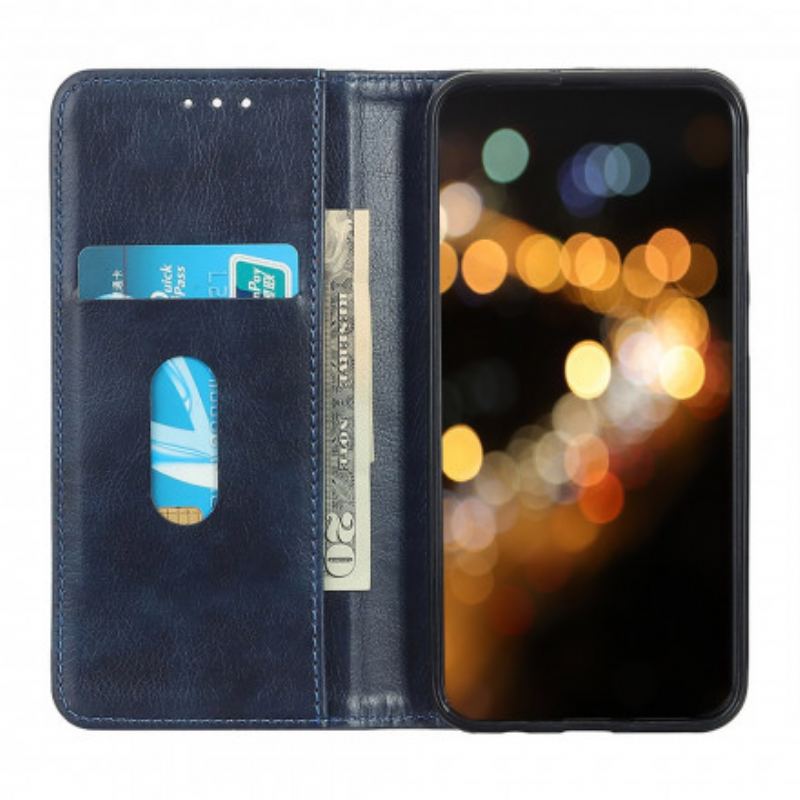 Cover Xiaomi Redmi Note 10 Pro Flip Cover Litchi Split Læder