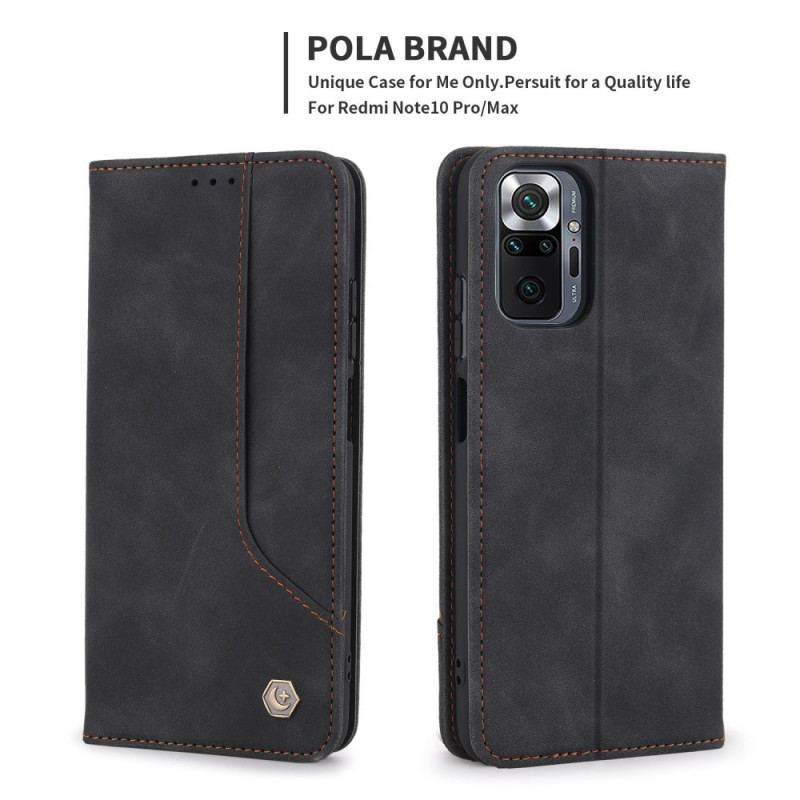 Cover Xiaomi Redmi Note 10 Pro Flip Cover Pola Retro