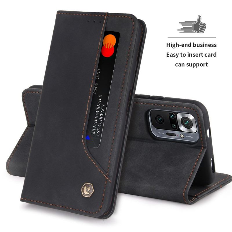 Cover Xiaomi Redmi Note 10 Pro Flip Cover Pola Retro