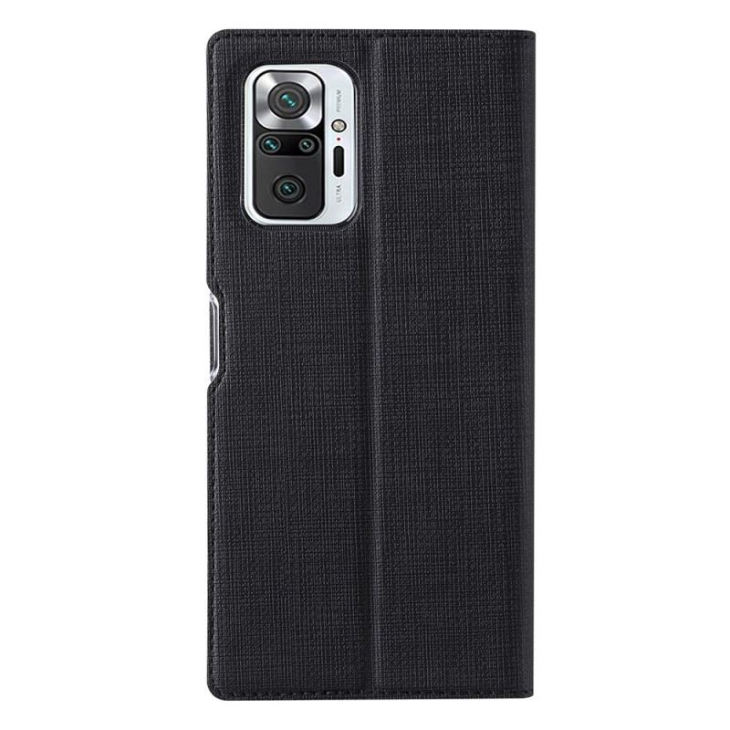 Cover Xiaomi Redmi Note 10 Pro Flip Cover Tekstureret Vili Dmx