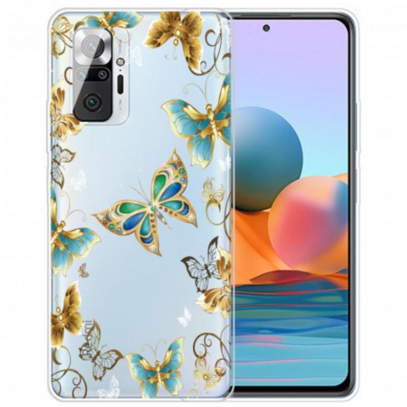 Cover Xiaomi Redmi Note 10 Pro Flugt Af Sommerfugle