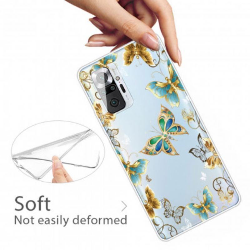 Cover Xiaomi Redmi Note 10 Pro Flugt Af Sommerfugle