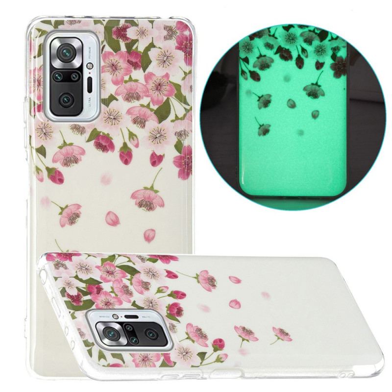 Cover Xiaomi Redmi Note 10 Pro Fluorescerende Blomsterserie