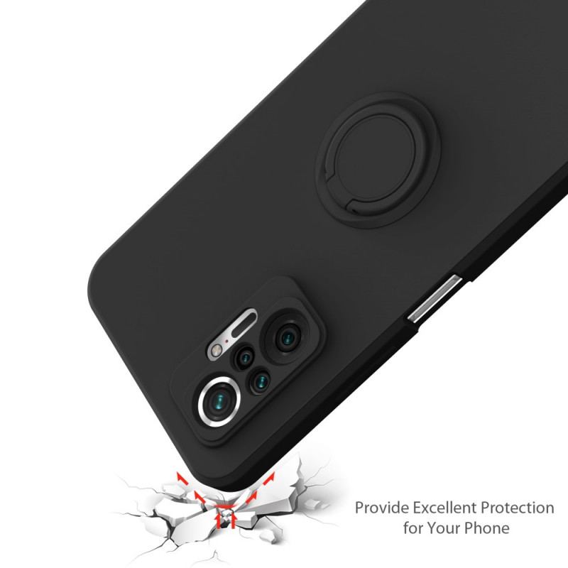 Cover Xiaomi Redmi Note 10 Pro Flydende Silikone Ring Og Snor