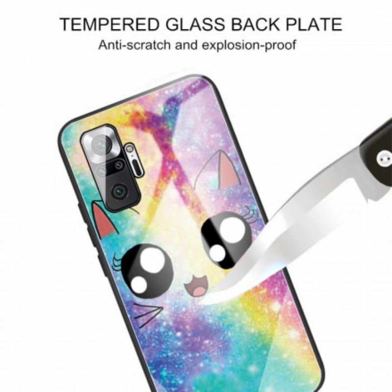 Cover Xiaomi Redmi Note 10 Pro Hærdet Glas Kat