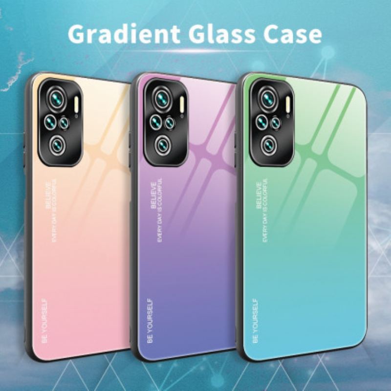 Cover Xiaomi Redmi Note 10 Pro Hærdet Glas Vær Dig Selv