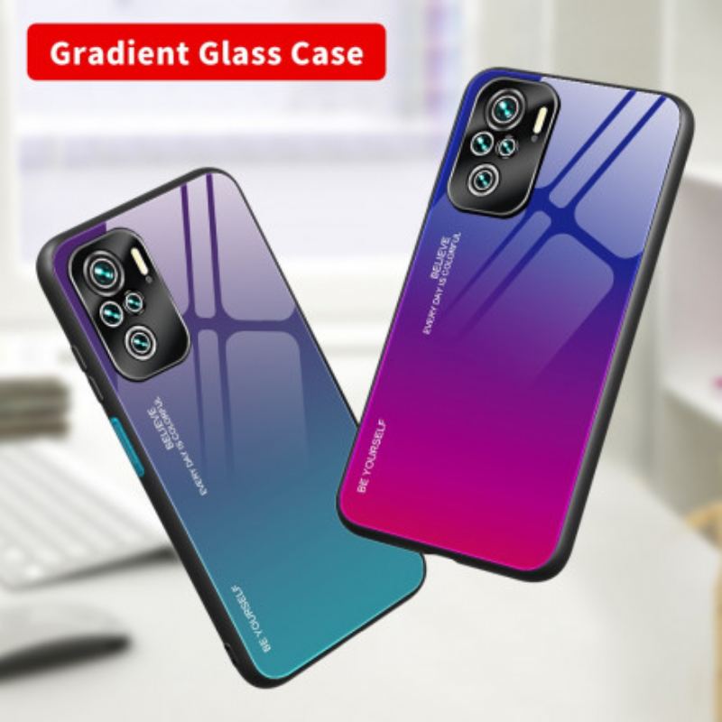 Cover Xiaomi Redmi Note 10 Pro Hærdet Glas Vær Dig Selv