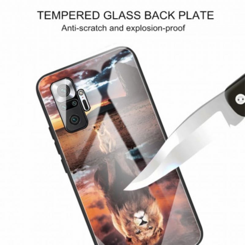 Cover Xiaomi Redmi Note 10 Pro Lion Cub's Dream Hærdet Glas