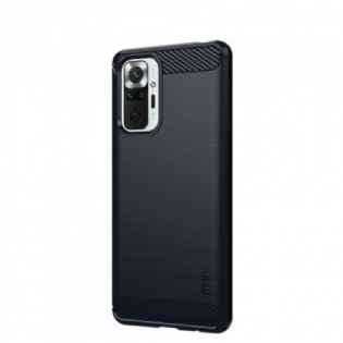 Cover Xiaomi Redmi Note 10 Pro Mofi Børstet Kulfiber