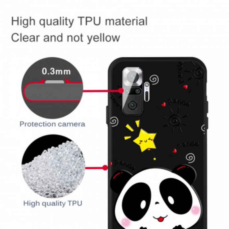 Cover Xiaomi Redmi Note 10 Pro Panda Stjerne